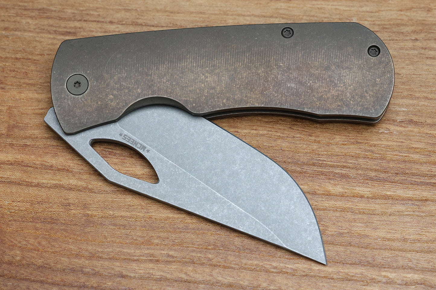 MCNEES DIXON W/ ATOMIC BRONZE TITANIUM HANDLES & STONEWASH MAGNACUT