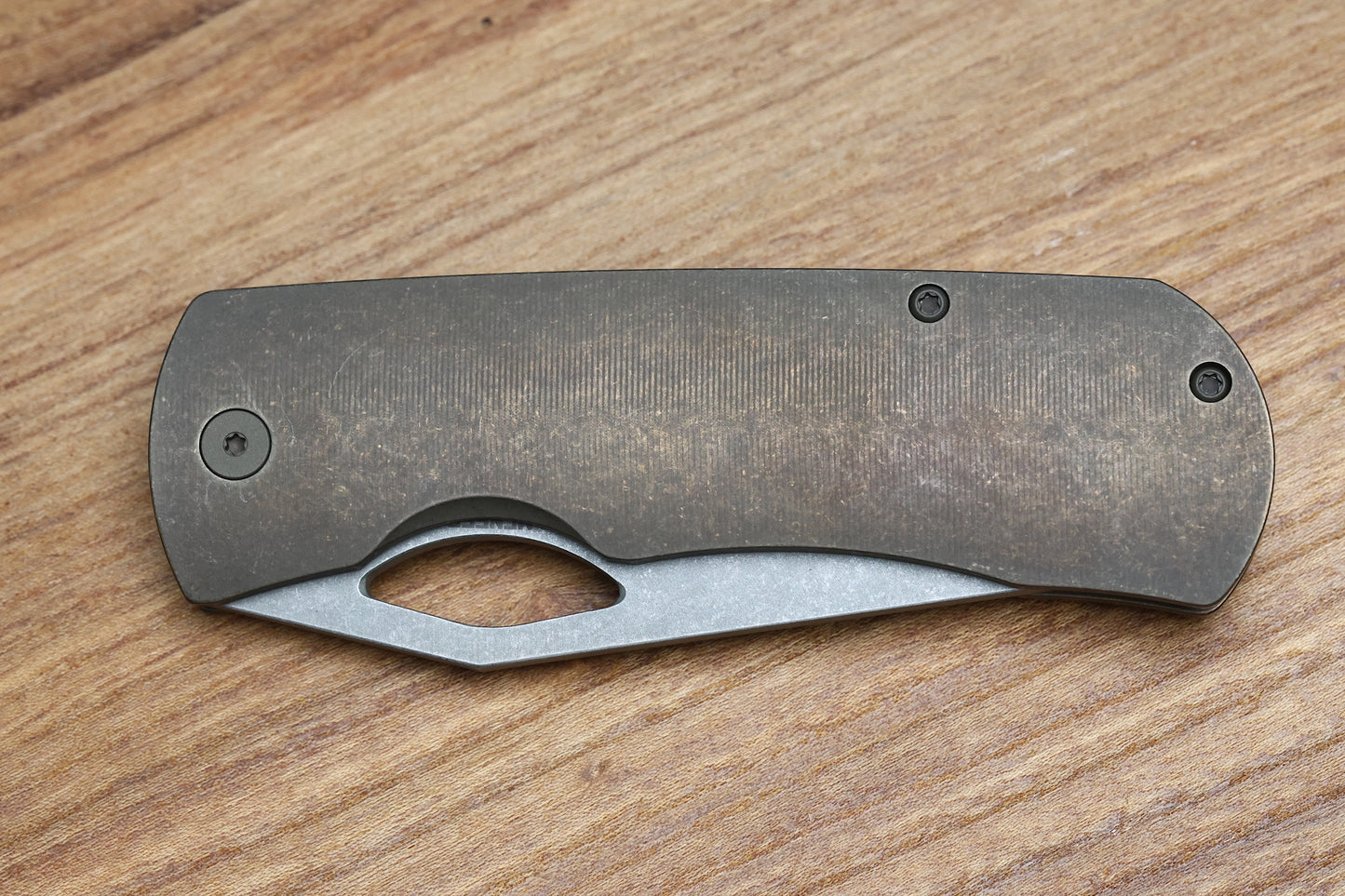 MCNEES DIXON W/ ATOMIC BRONZE TITANIUM HANDLES & STONEWASH MAGNACUT