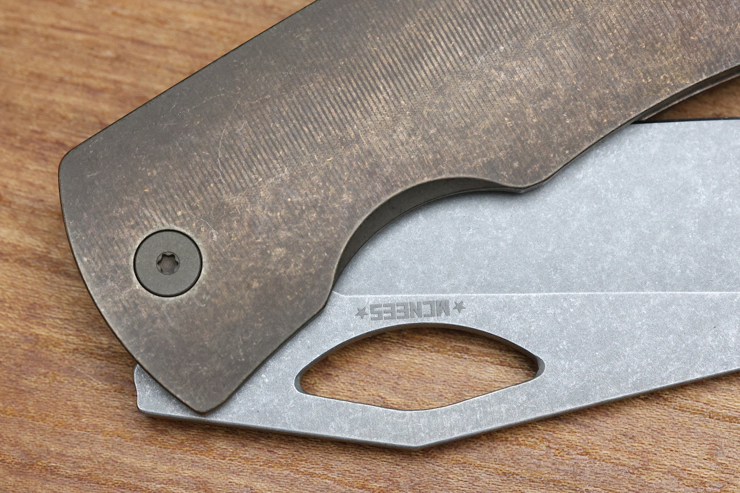 MCNEES DIXON W/ ATOMIC BRONZE TITANIUM HANDLES & STONEWASH MAGNACUT