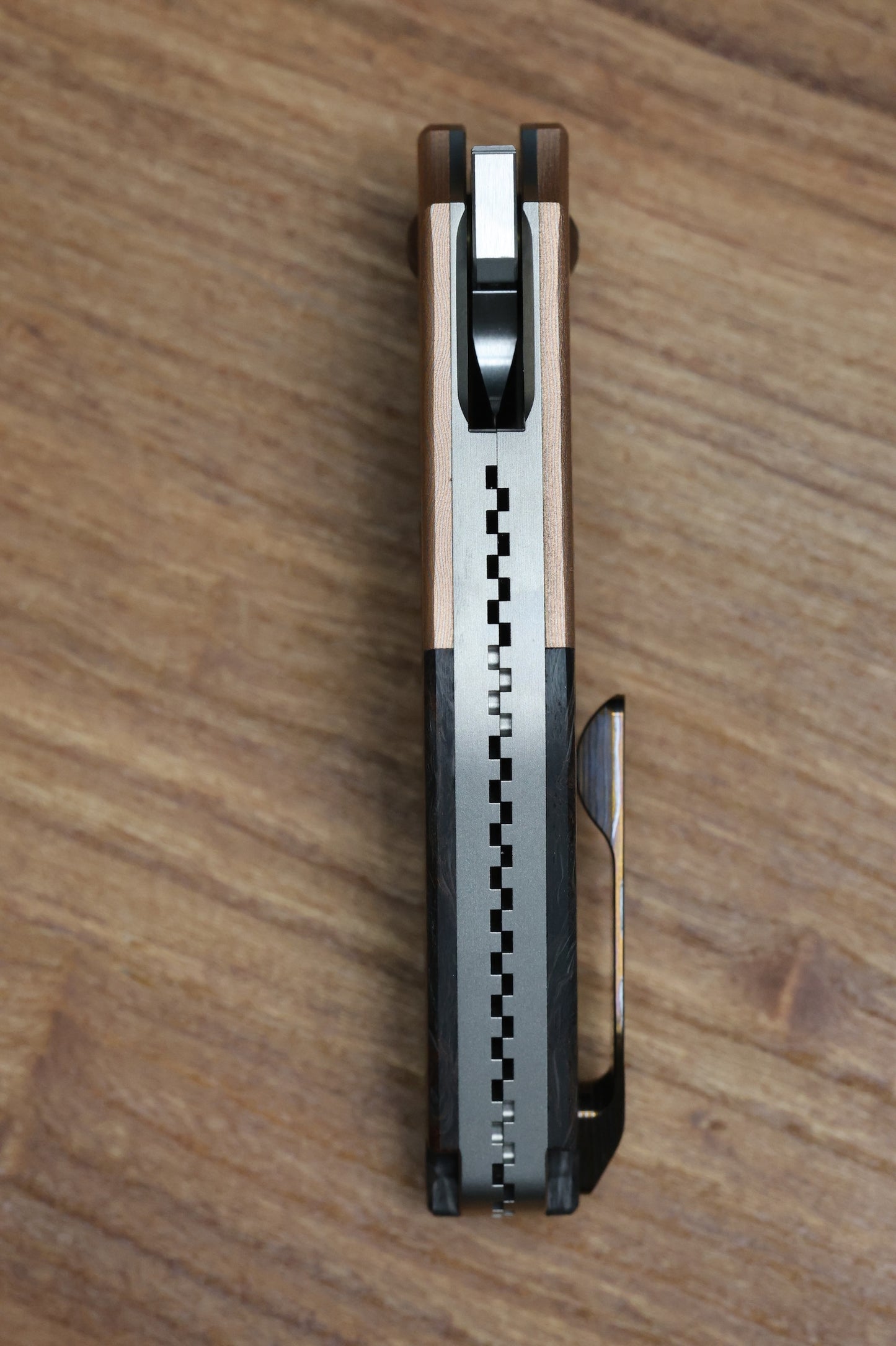 YAN'S GTC CABOT DARK MATTER FAT CARBON MOKUME BOLSTER S90V BLADE