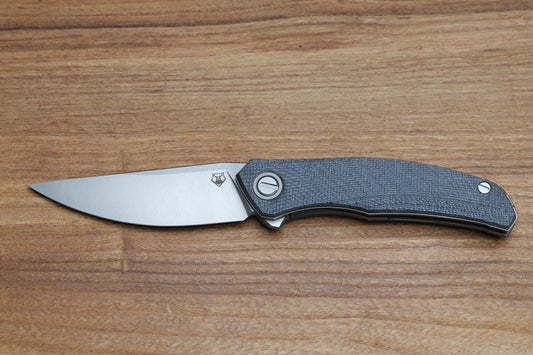 SHIROGOROV URSUS Q95- BLACK MICARTA HANDLE - ELMAX BLADE - MRBS