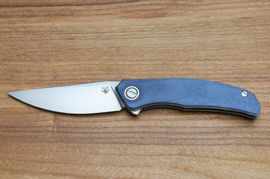 SHIROGOROV URSUS Q95 - BLUE MICARTA HANDLE - ELMAX BLADE - MRBS