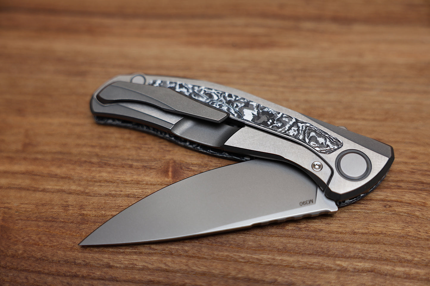 SHIROGOROV HATI GEN 3 – M390 BLADE – WHITE TECHNOCARBO – MRBS