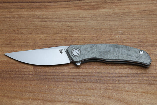 SHIROGOROV URSUS Q95 - GREEN MICARTA HANDLE - ELMAX BLADE - MRBS