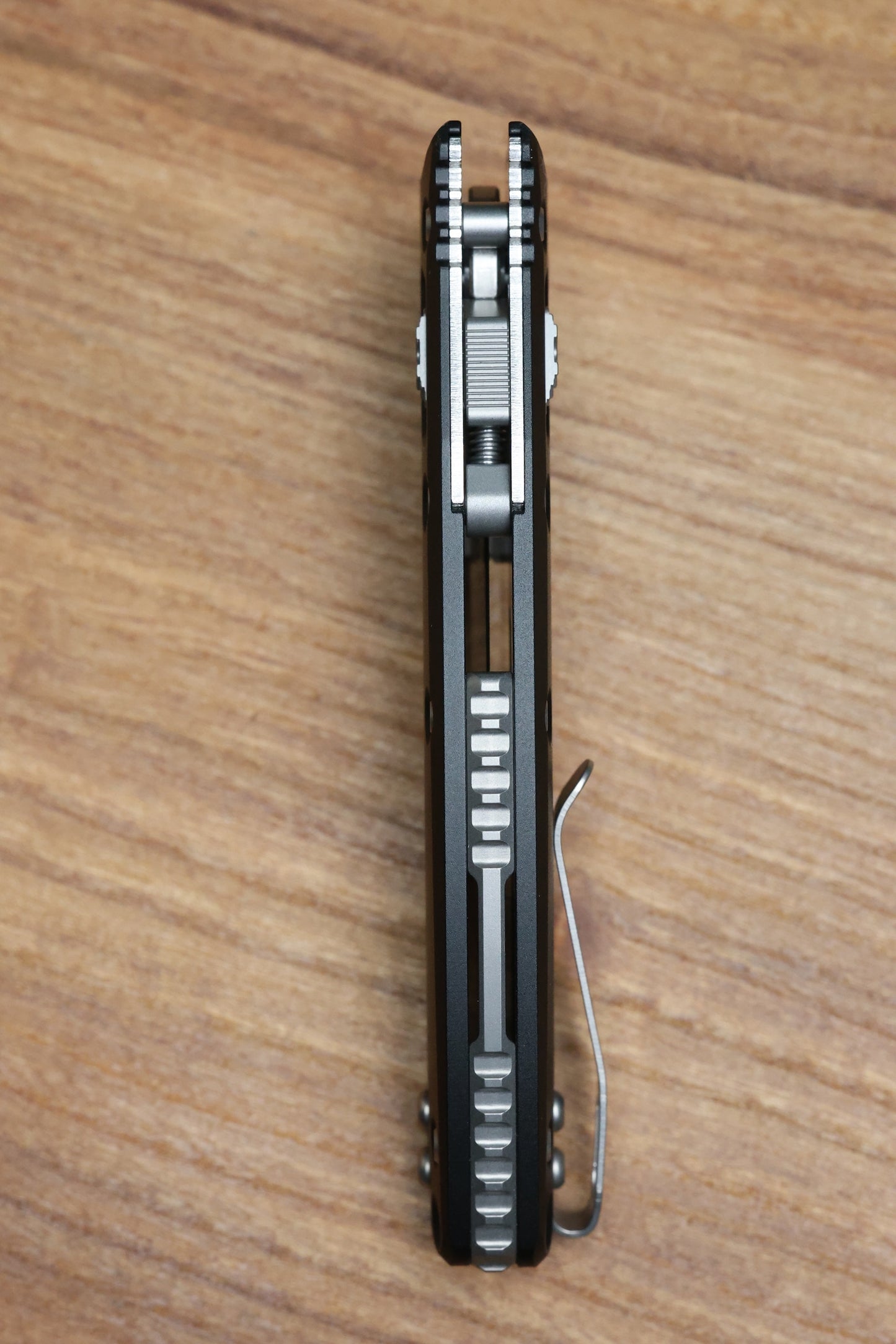 MICROTECH AMPHIBIAN MINI RAM LOK BLACK ALUMINUM & STONEWASH M390MK 137MRL-10
