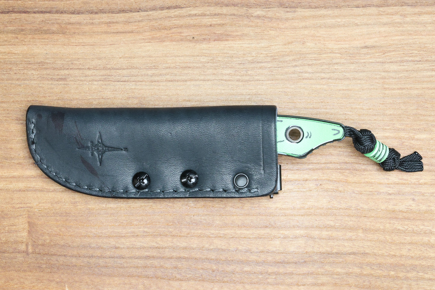 HERETIC KOBOLD TOXIC GREEN CEL SHADE BOWIE MAGNACUT FIXED BLADE H065-CS-TX
