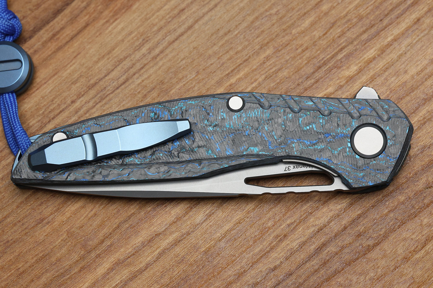 SHIROGOROV 111 AQUATIC - SPECIAL EDITION - "DEEP SEA" TECHNOCARBO HANDLE - VANAX 37 BLADE - MRBS