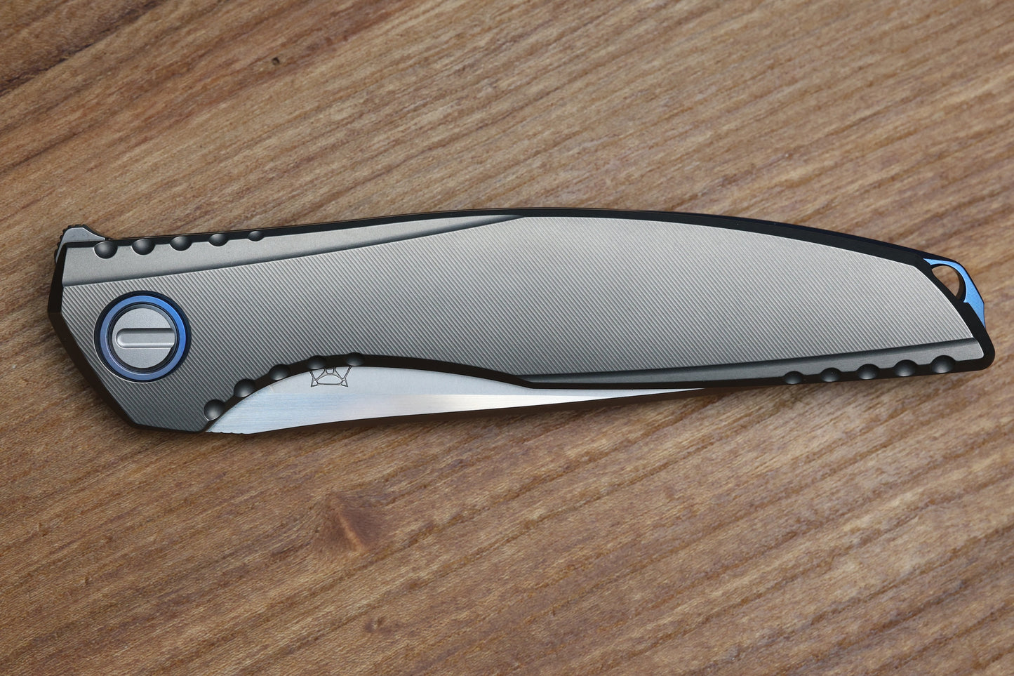 SHIROGOROV AND LEE WILLIAMS COLLABORATION 110 KS SAPPHIRE BLUE S90V BLADE SRRBS (PREOWNED)