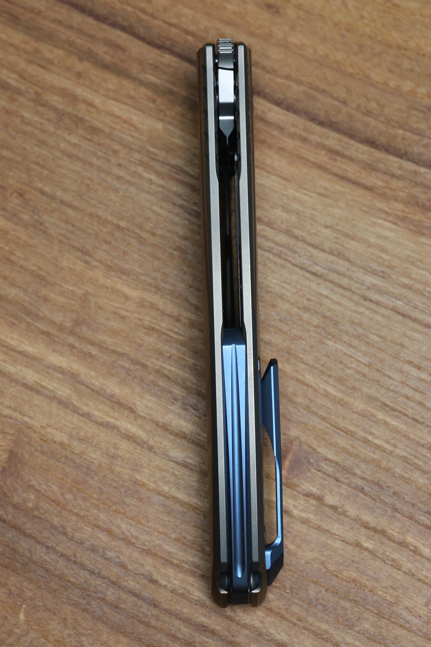 SHIROGOROV AND LEE WILLIAMS COLLABORATION 110 KS SAPPHIRE BLUE S90V BLADE SRRBS (PREOWNED)