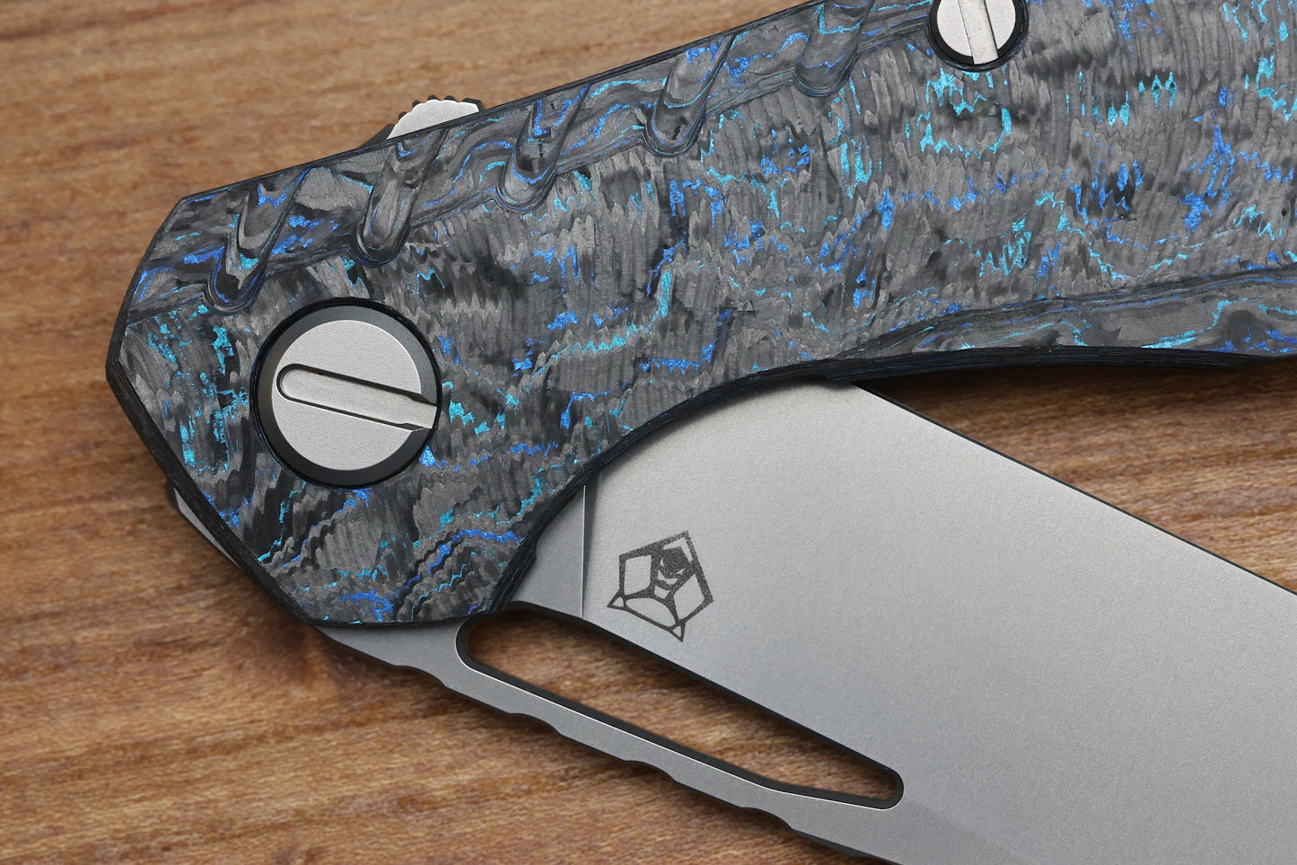 SHIROGOROV 111 AQUATIC - SPECIAL EDITION - "DEEP SEA" TECHNOCARBO HANDLE - VANAX 37 BLADE - MRBS