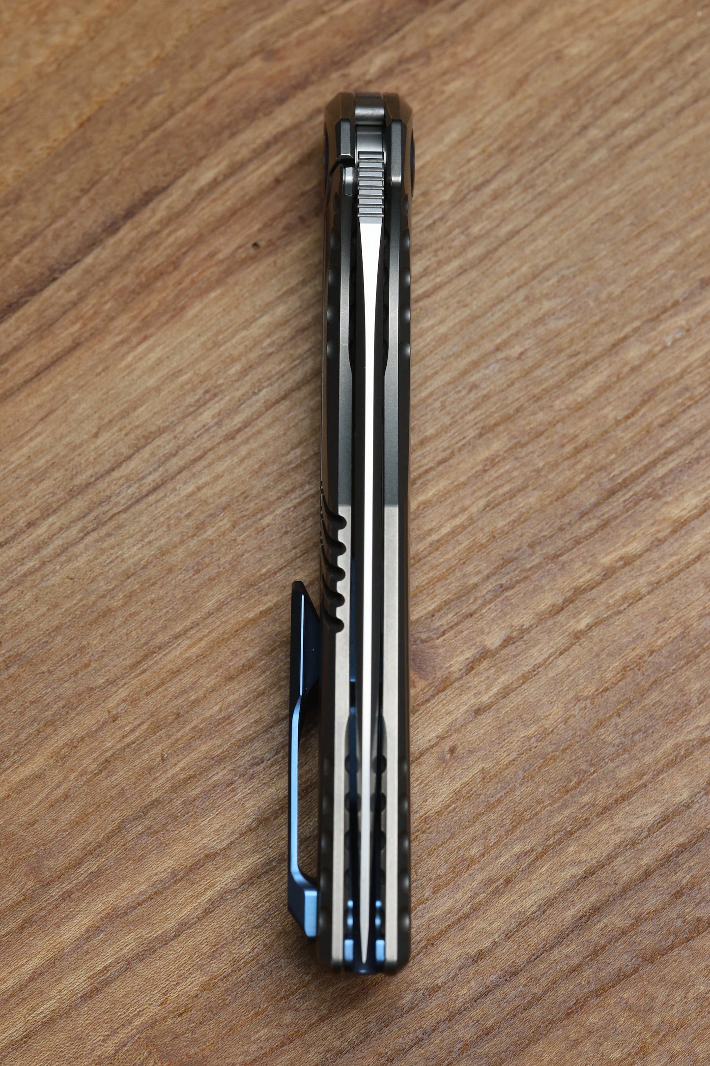 SHIROGOROV AND LEE WILLIAMS COLLABORATION 110 KS SAPPHIRE BLUE S90V BLADE SRRBS (PREOWNED)