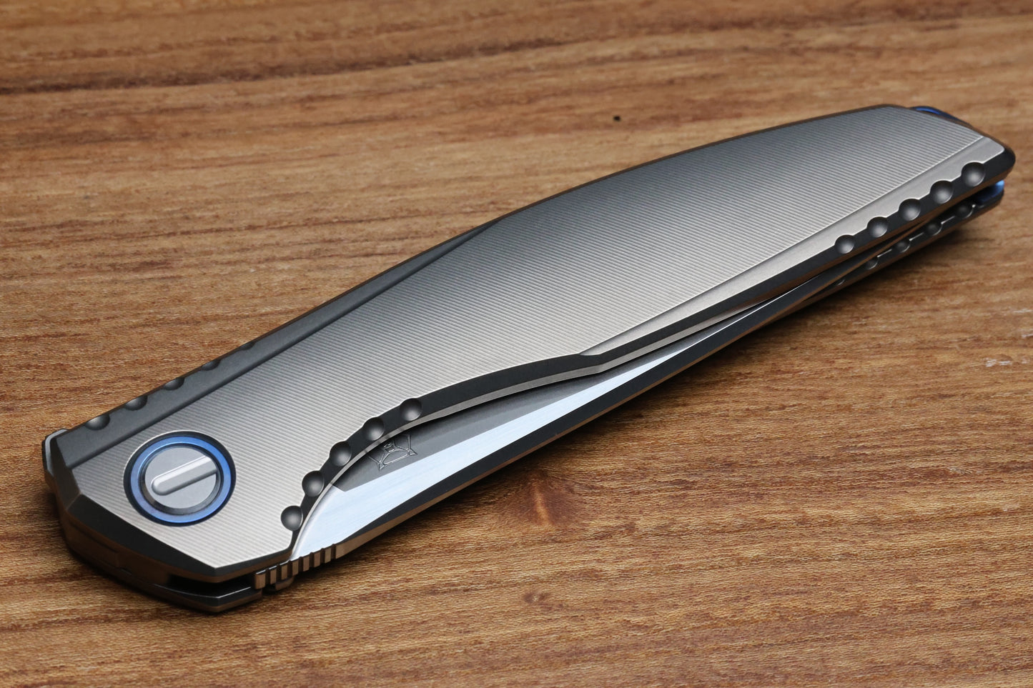 SHIROGOROV AND LEE WILLIAMS COLLABORATION 110 KS SAPPHIRE BLUE S90V BLADE SRRBS (PREOWNED)