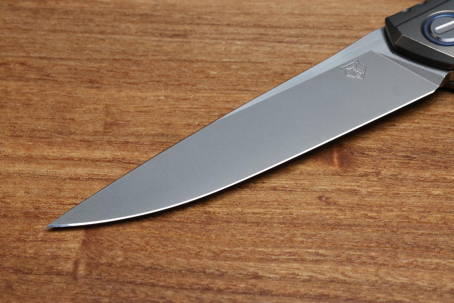 SHIROGOROV AND LEE WILLIAMS COLLABORATION 110 KS SAPPHIRE BLUE S90V BLADE SRRBS (PREOWNED)