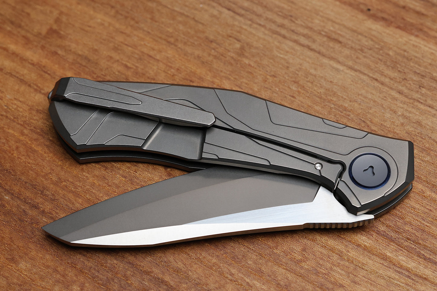 SHIROGOROV “LIMITED EDITION” SINKEVICH DESIGN KAMI FLIPPER – S110V BLADE – TITANIUM HANDLE – MRBS