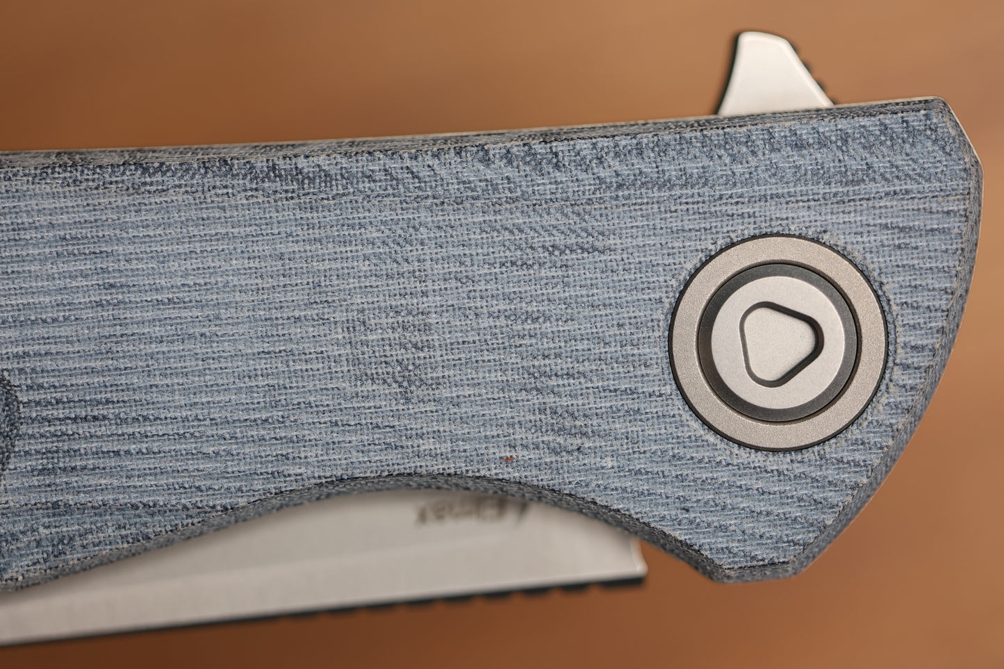 SHIROGOROV URSUS F95 - BLUE MICARTA HANDLE - ELMAX BLADE - MRBS