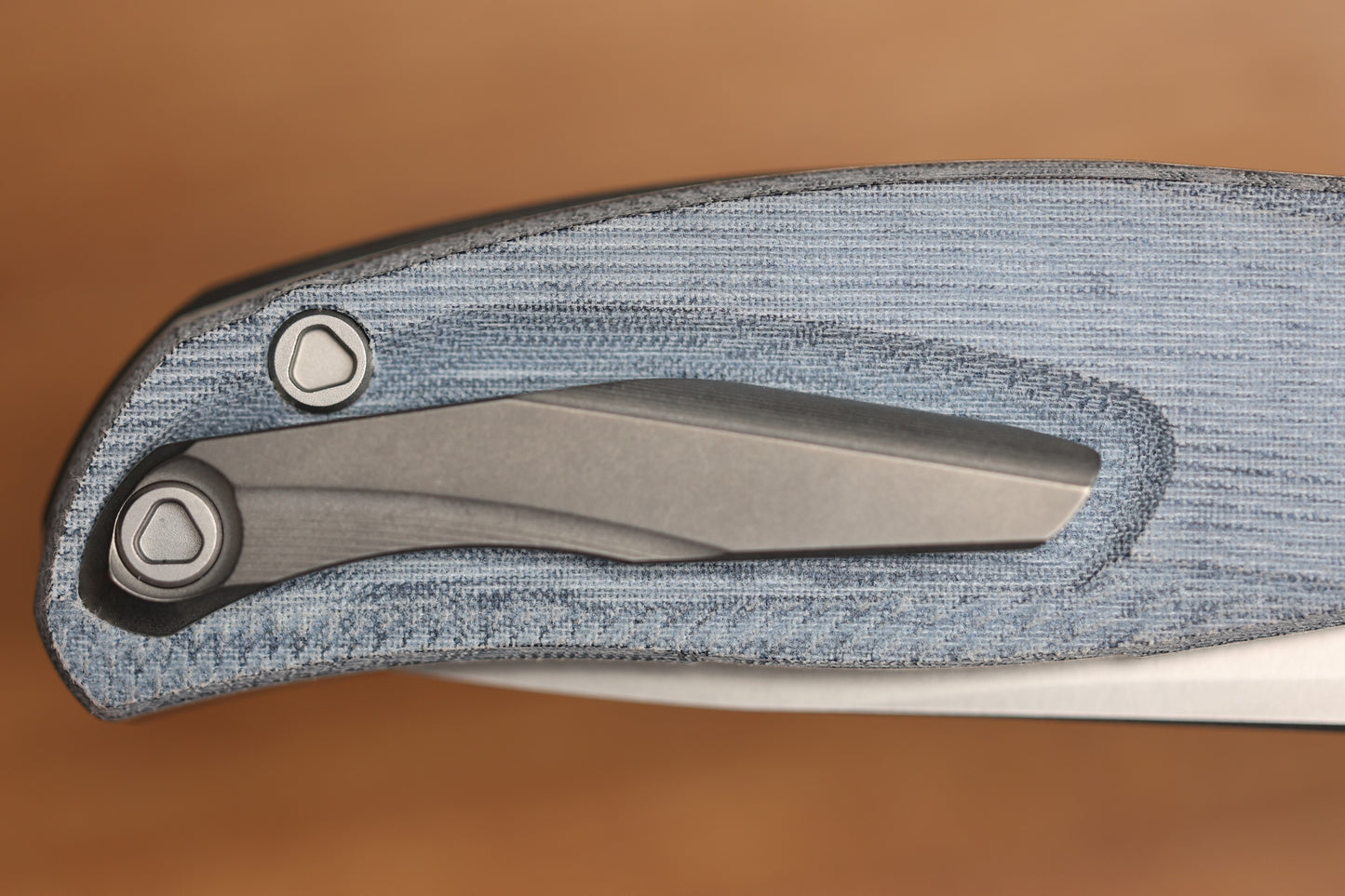 SHIROGOROV URSUS F95 - BLUE MICARTA HANDLE - ELMAX BLADE - MRBS