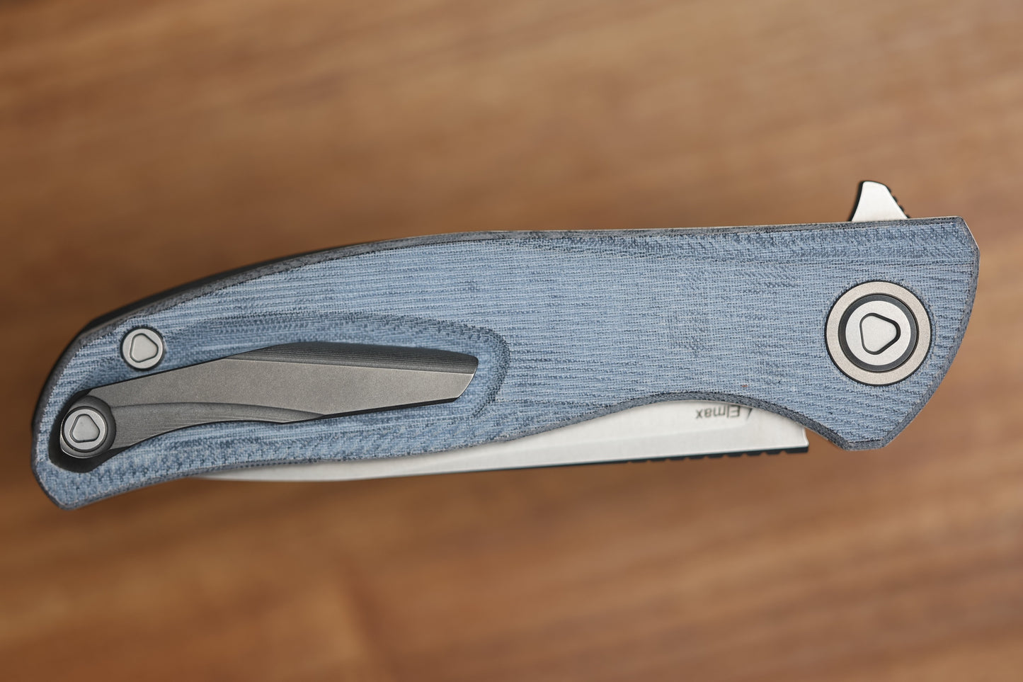 SHIROGOROV URSUS F95 - BLUE MICARTA HANDLE - ELMAX BLADE - MRBS