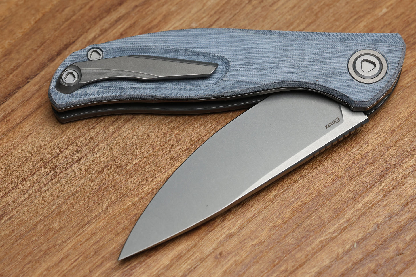 SHIROGOROV URSUS F95 - BLUE MICARTA HANDLE - ELMAX BLADE - MRBS