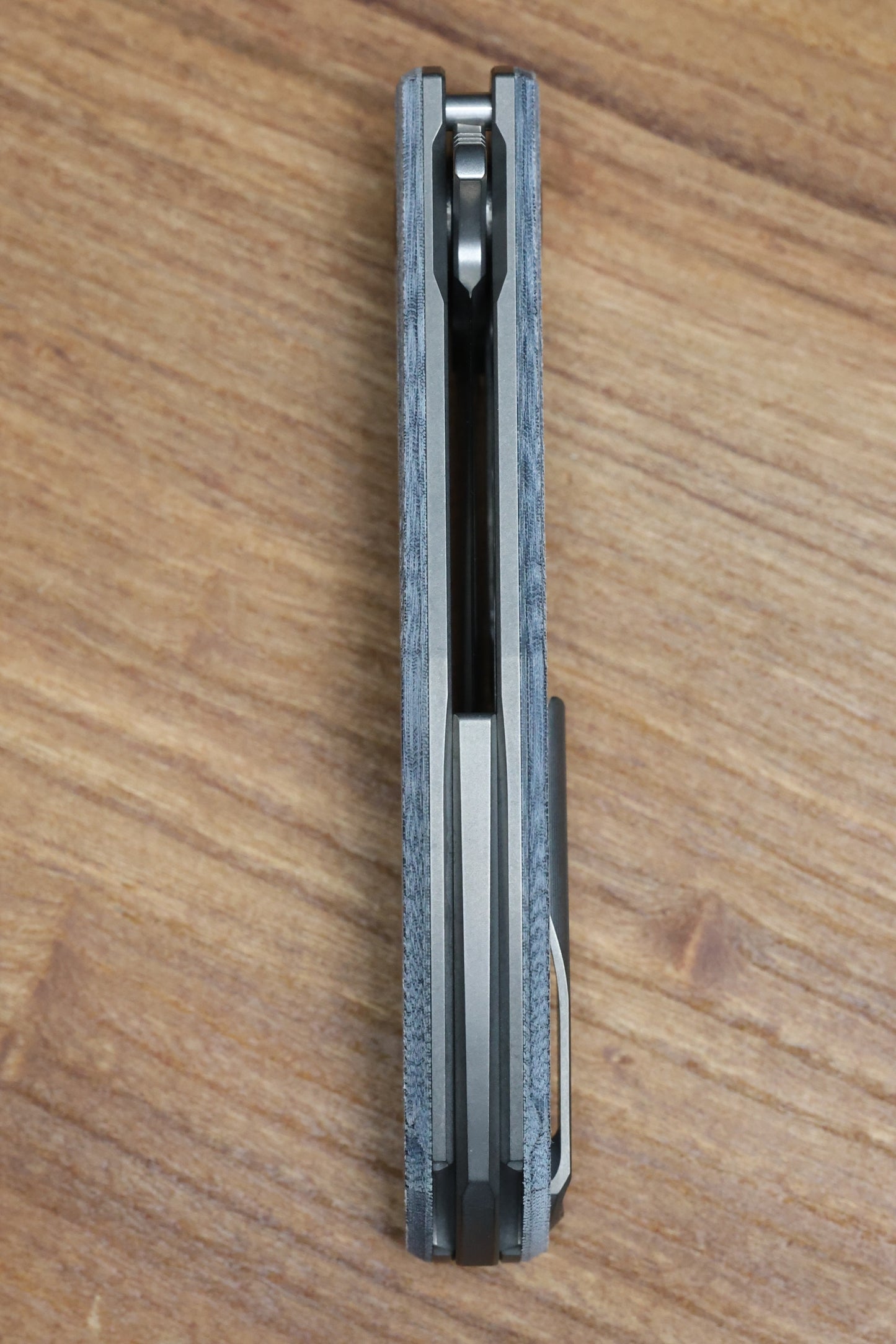 SHIROGOROV URSUS F95 - BLUE MICARTA HANDLE - ELMAX BLADE - MRBS