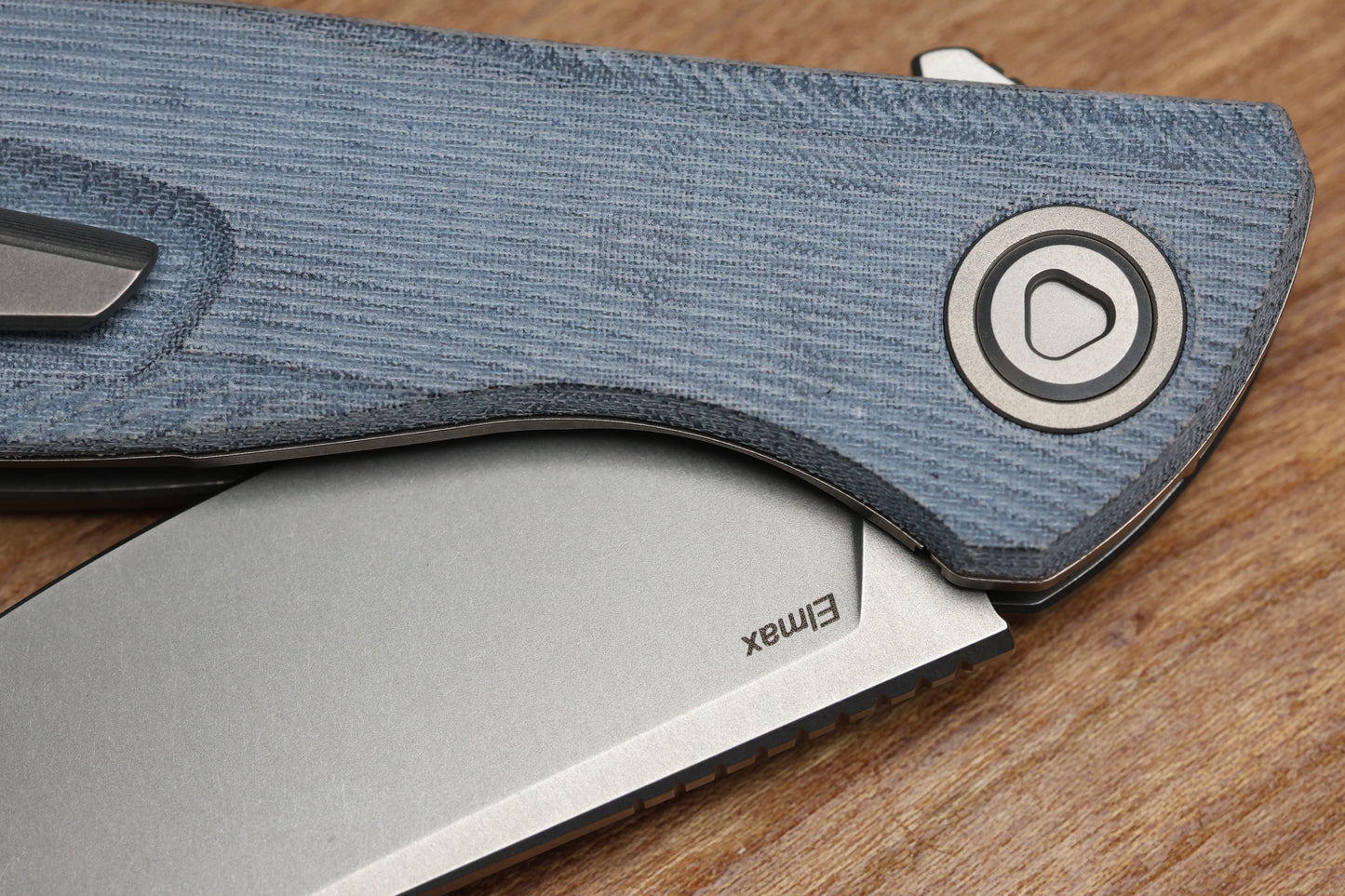 SHIROGOROV URSUS F95 - BLUE MICARTA HANDLE - ELMAX BLADE - MRBS