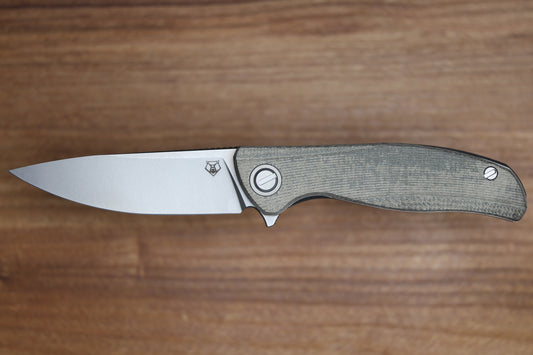 SHIROGOROV URSUS F95 - GREEN MICARTA HANDLE - ELMAX BLADE - MRBS