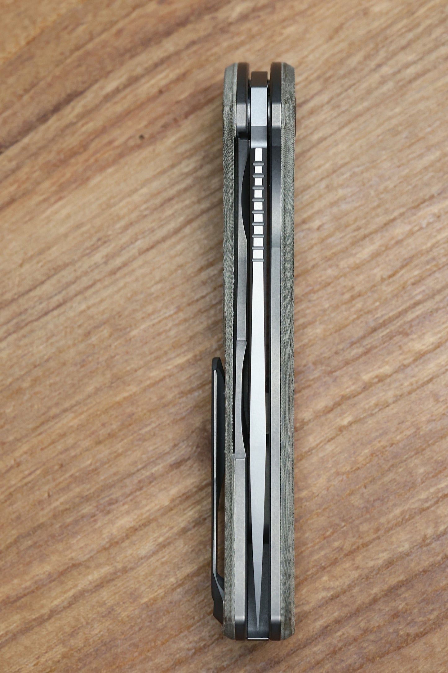 SHIROGOROV URSUS F95 - GREEN MICARTA HANDLE - ELMAX BLADE - MRBS