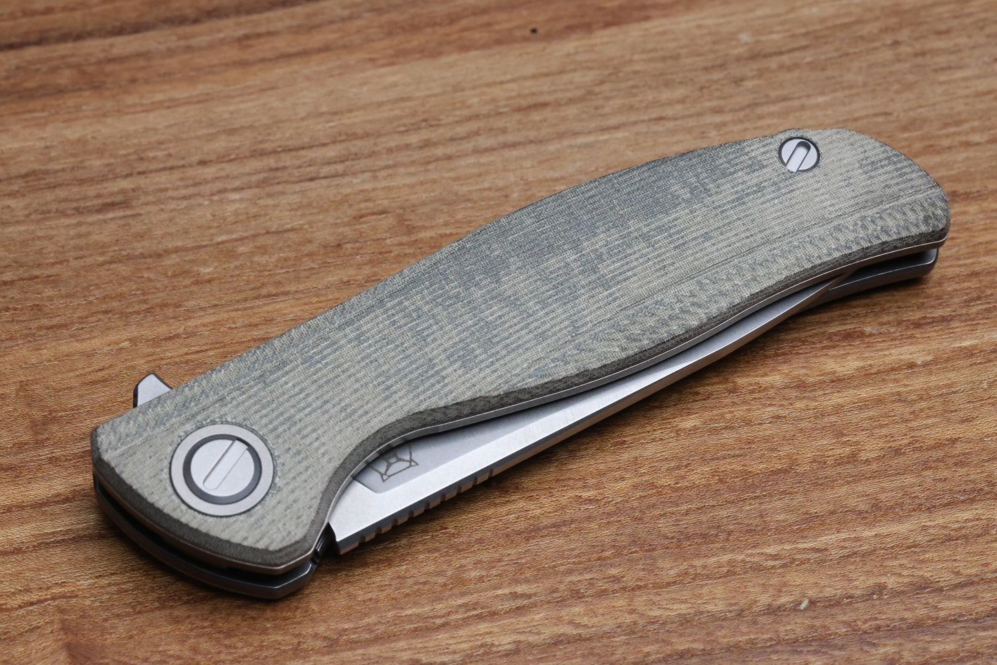 SHIROGOROV URSUS F95 - GREEN MICARTA HANDLE - ELMAX BLADE - MRBS