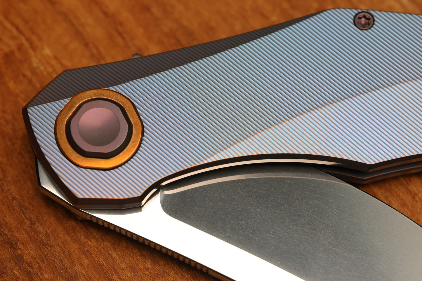HOLT BLADEWORKS RENEGADE PINSTRIPE TITANIUM PHOSPHOR BRONZE COLLARS #227