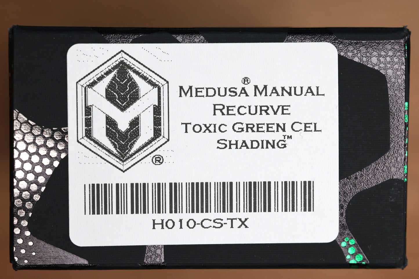 HERETIC KNIVES MEDUSA MANUAL TOXIC GREEN CEL SHADE W/ MAGNACUT RECURVE H010-CS-TX