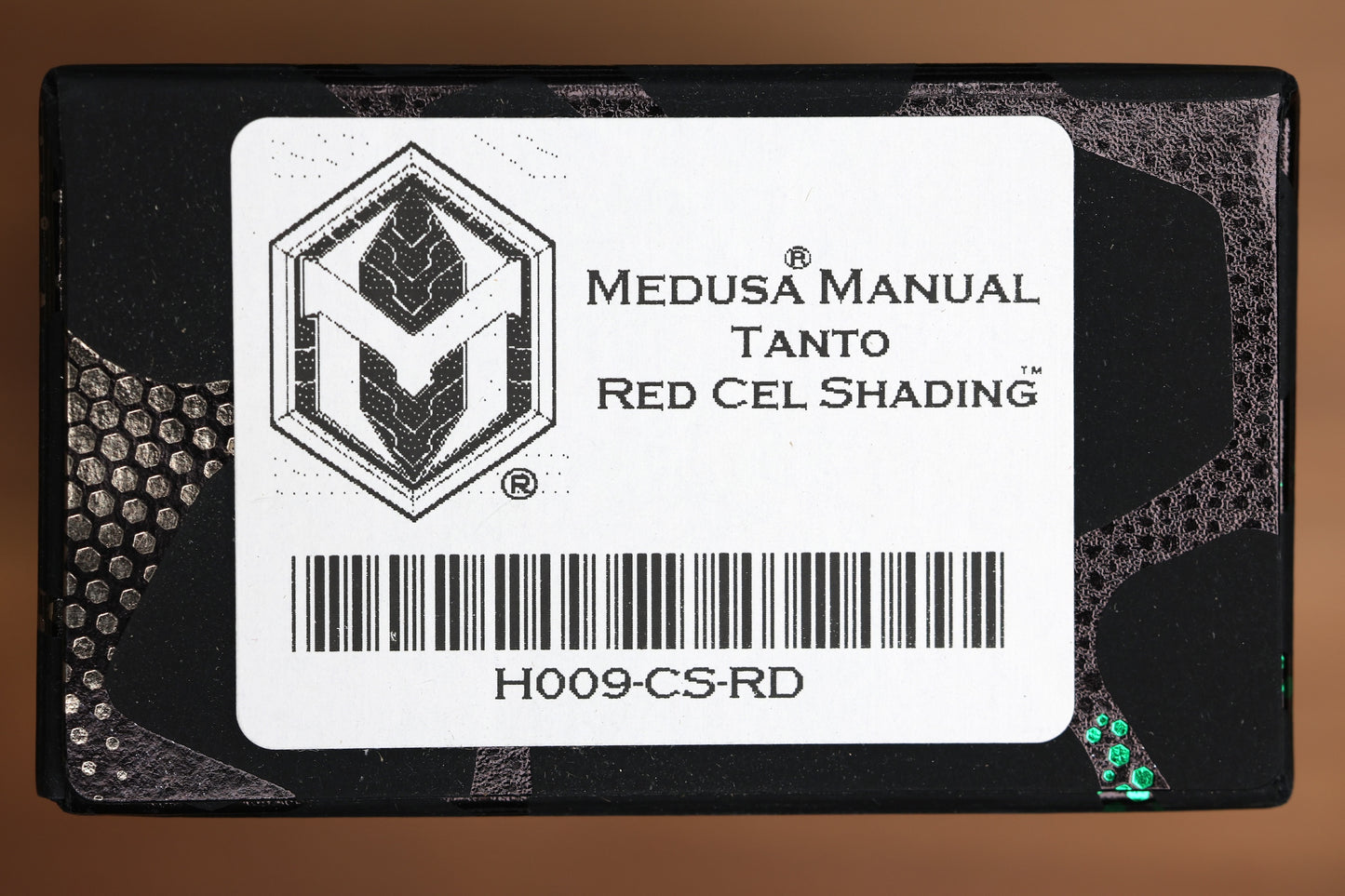 HERETIC KNIVES MEDUSA M/A RED CEL SHADE W/ TANTO MAGNACUT H009-CS-RD