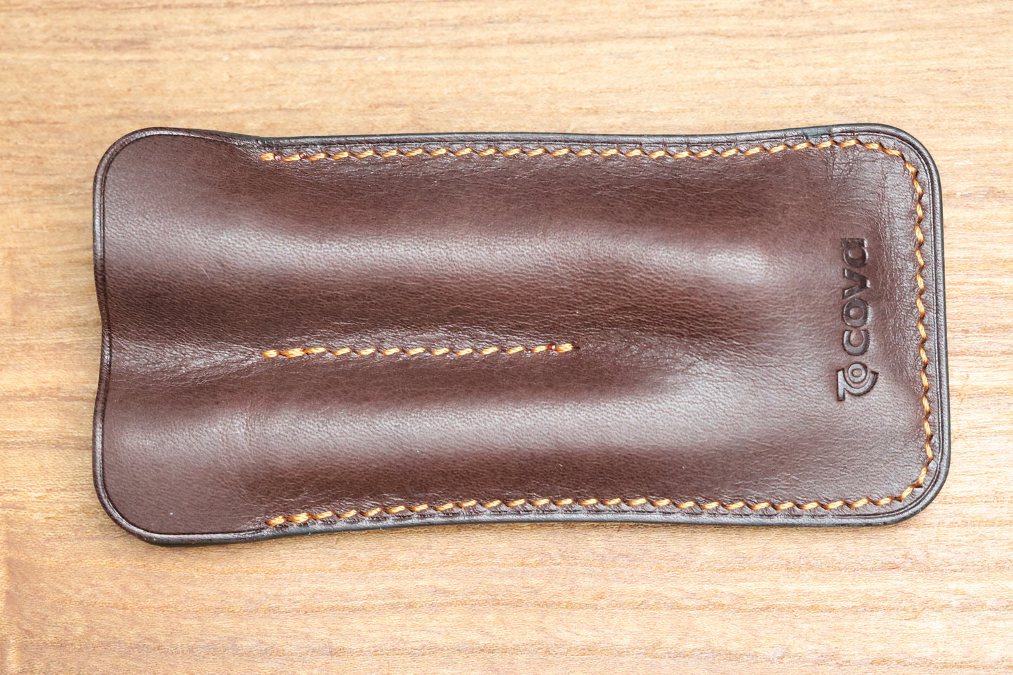 SHIROGOROV TWEEZER AND BIT DRIVER SET - TITANIUM/BRASS - COVA LEATHER POUCH