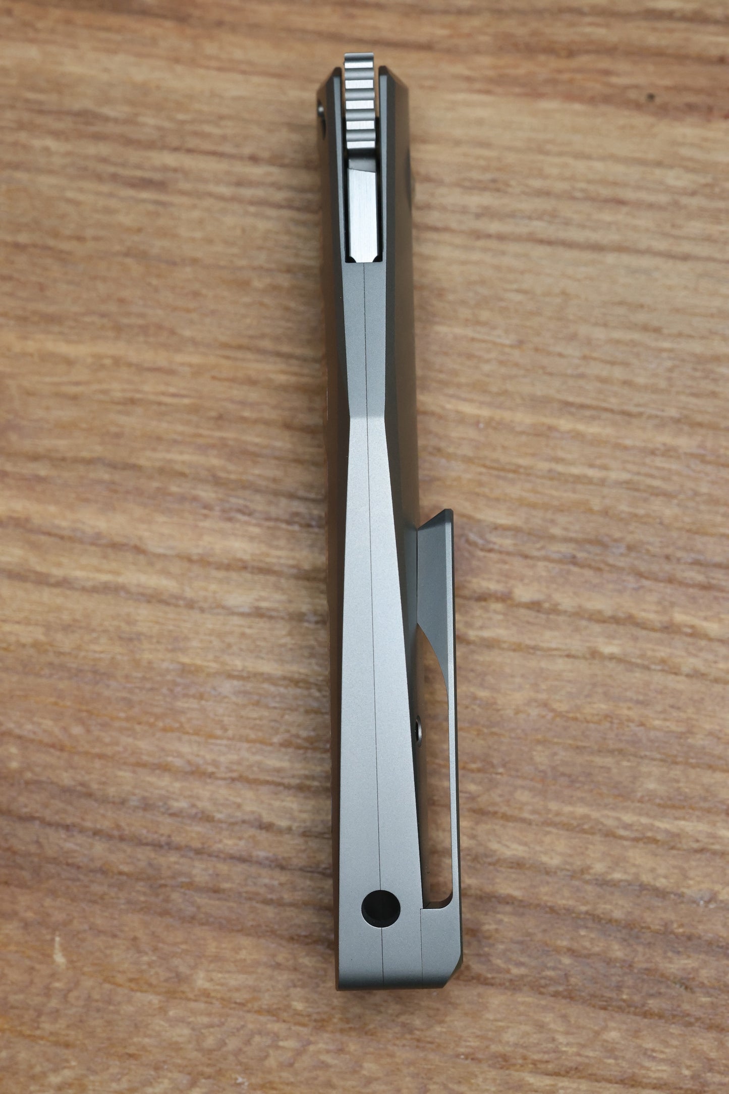 TASHI BHARUCHA LARGE KRYPTON W/ LEE WILLIAMS KICKSTOP TITANIUM HANDLE W/ TIMASCUS INLAYS & ELMAX