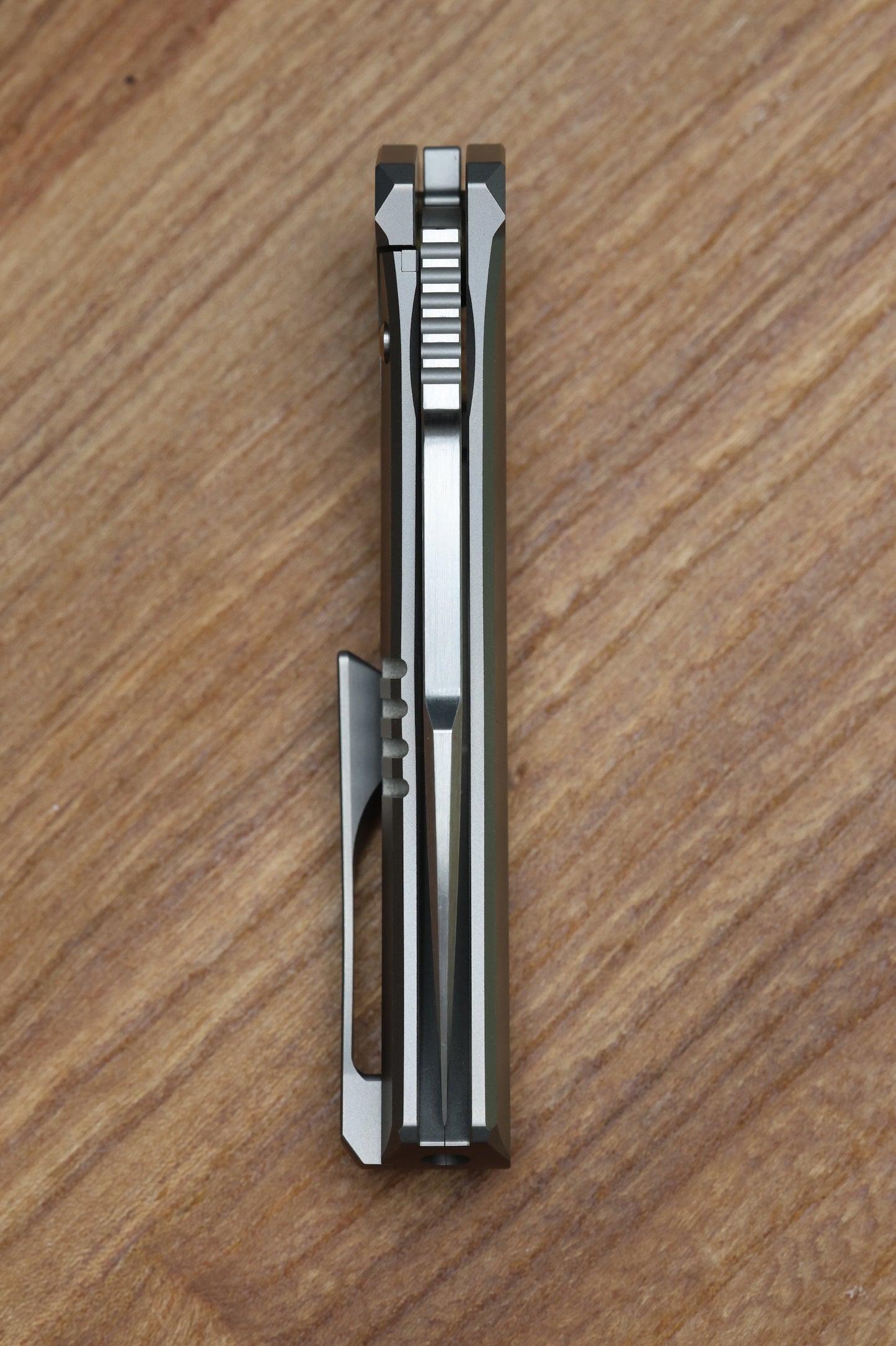 TASHI BHARUCHA SMALL KRYPTON W/ LEE WILLIAMS KICKSTOP TITANIUM HANDLE W/ TIMASCUS INLAYS & ELMAX