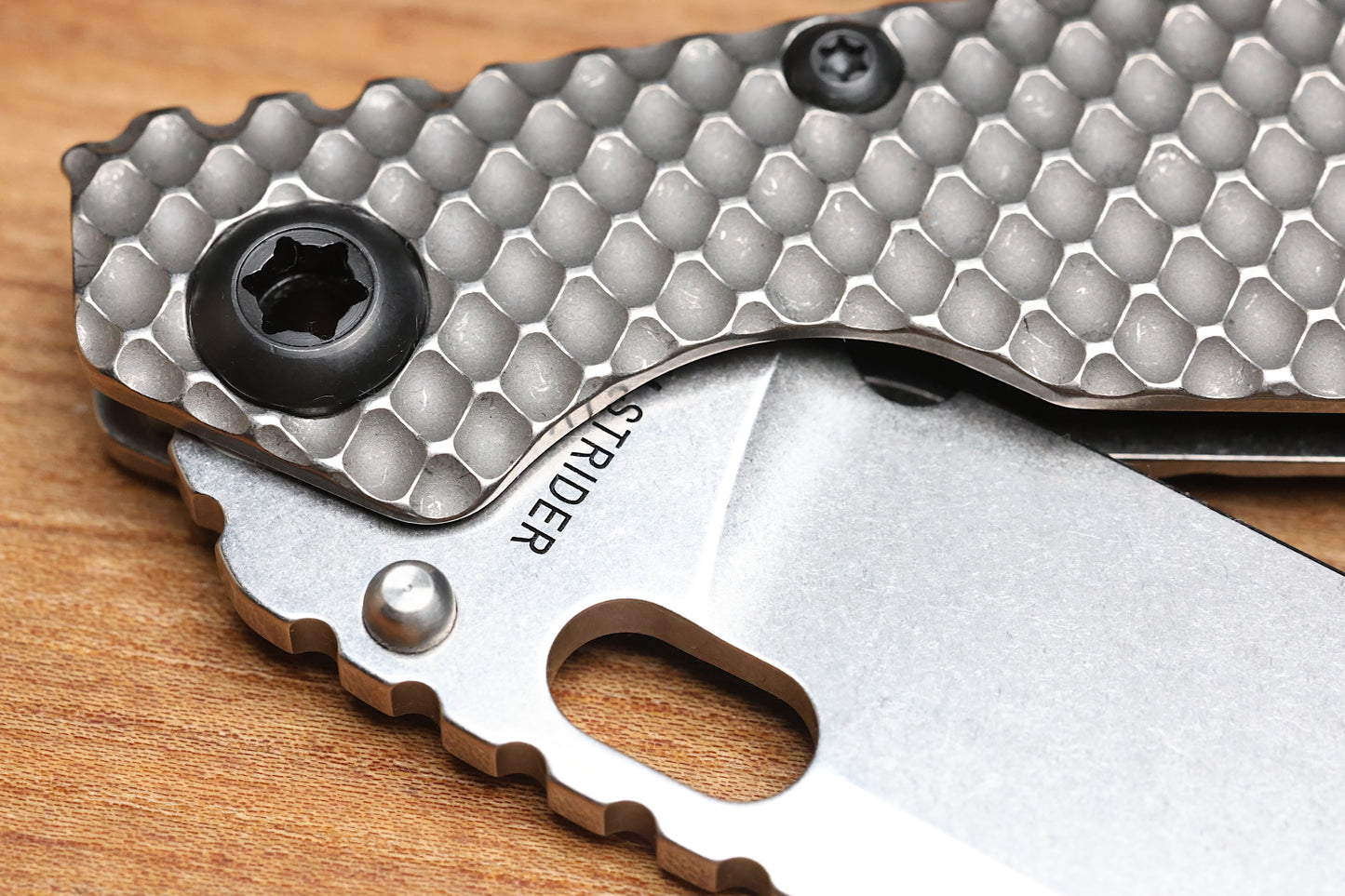 STRIDER KNIVES SNG DGG - DROP POINT MAGNACUT BLADE - TITANIUM HANDLE