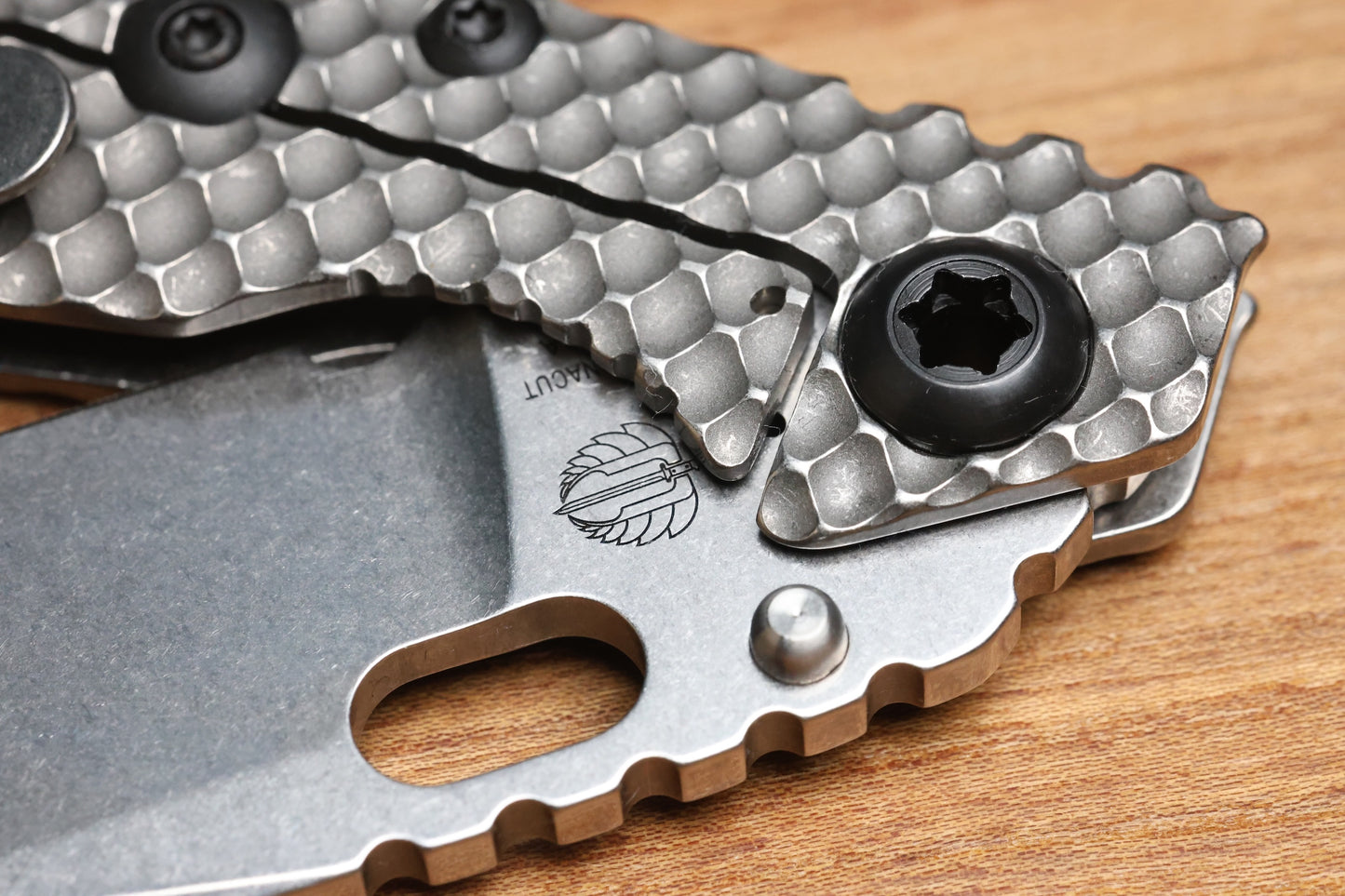 STRIDER KNIVES SNG DGG - DROP POINT MAGNACUT BLADE - TITANIUM HANDLE