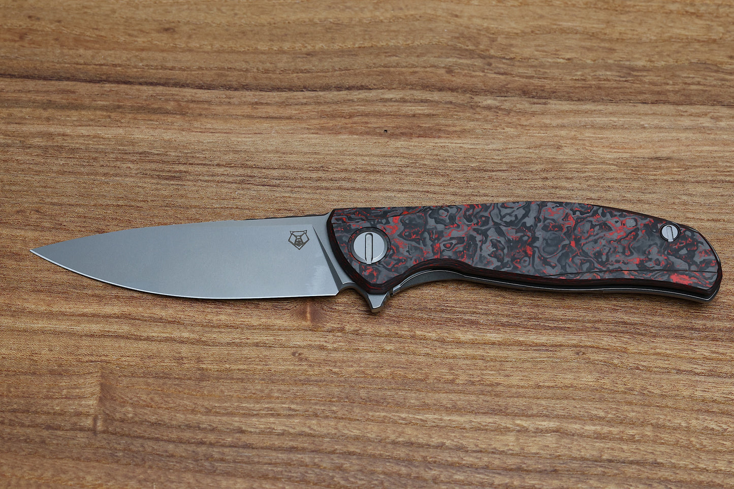 SHIROGOROV HATI GEN 3 – M390 BLADE – RED TECHNOCARBO – MRBS