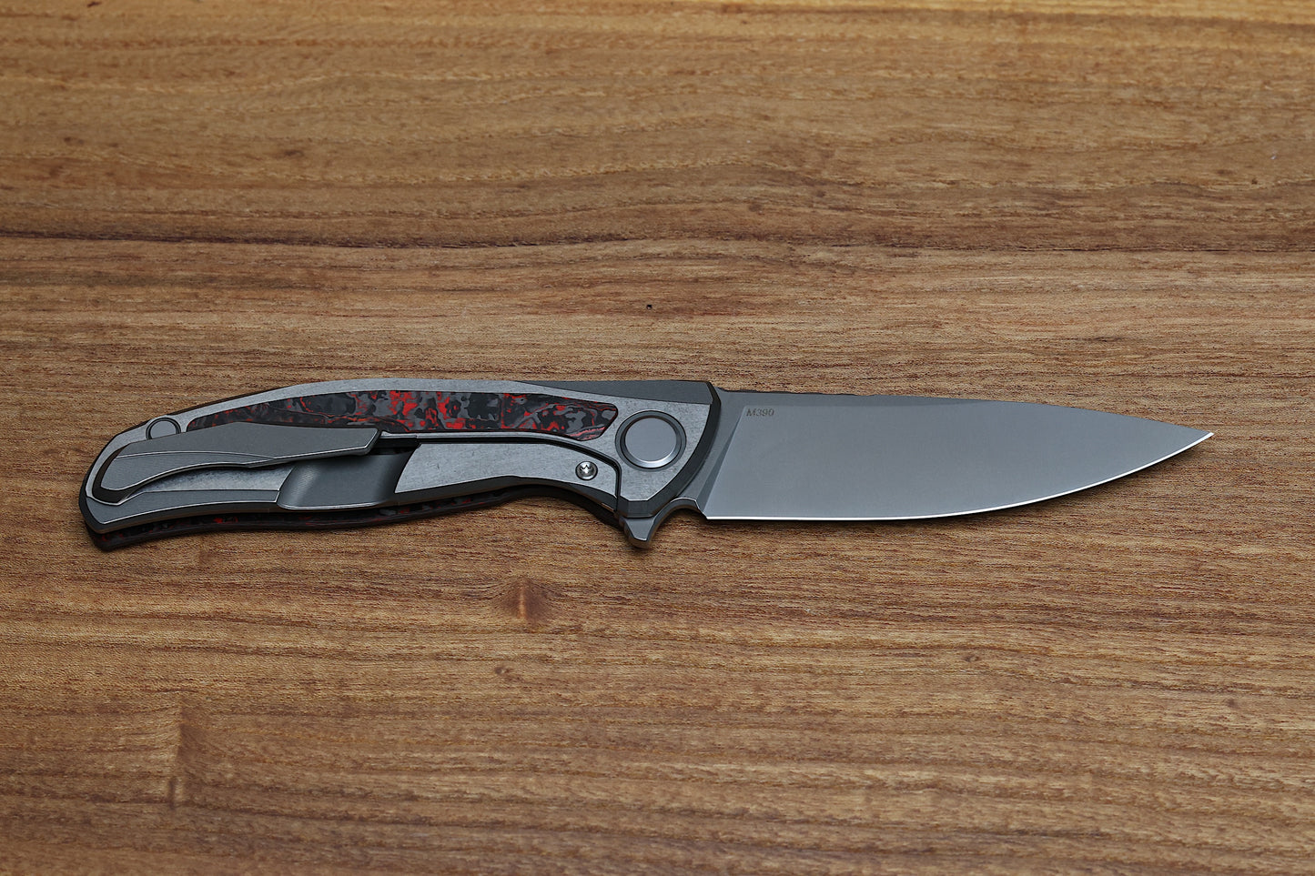 SHIROGOROV HATI GEN 3 – M390 BLADE – RED TECHNOCARBO – MRBS