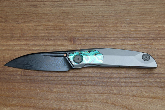 REATE VULPEX VK-ANUB - ZIRCUTI- DLC DAMASTEEL ACID WASHED BLADE