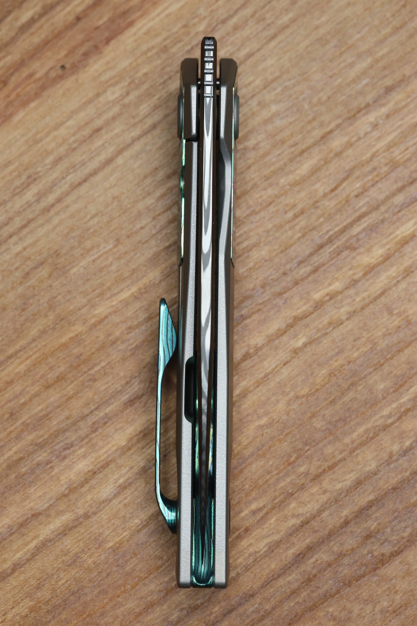 REATE VULPEX VK-ANUB - ZIRCUTI- DLC DAMASTEEL ACID WASHED BLADE