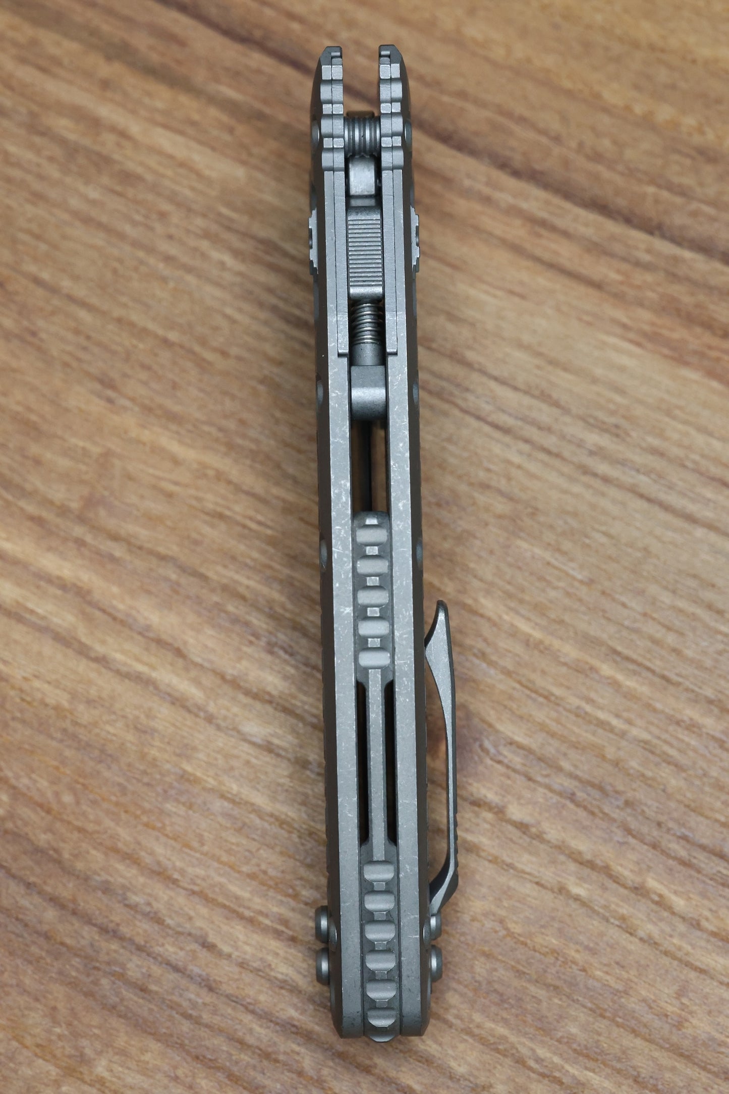MICROTECH MARFIONE SELECT AMPHIBIAN RAM LOK FRAG TITANIUM HANDLES & APOCALYPTIC M390MK 137RL-10 APFRMS1
