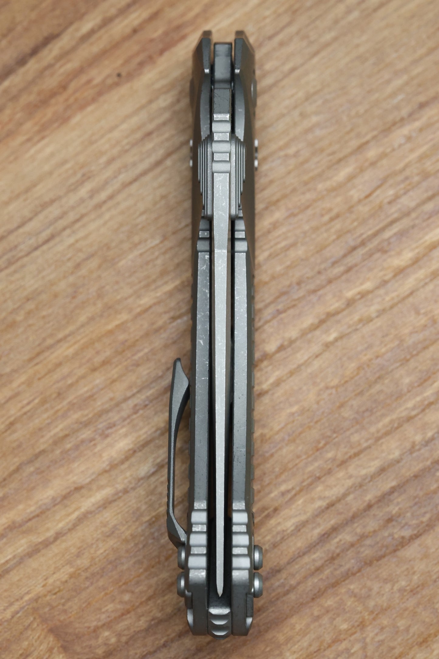 MICROTECH MARFIONE SELECT AMPHIBIAN RAM LOK FRAG TITANIUM HANDLES & APOCALYPTIC M390MK 137RL-10 APFRMS1