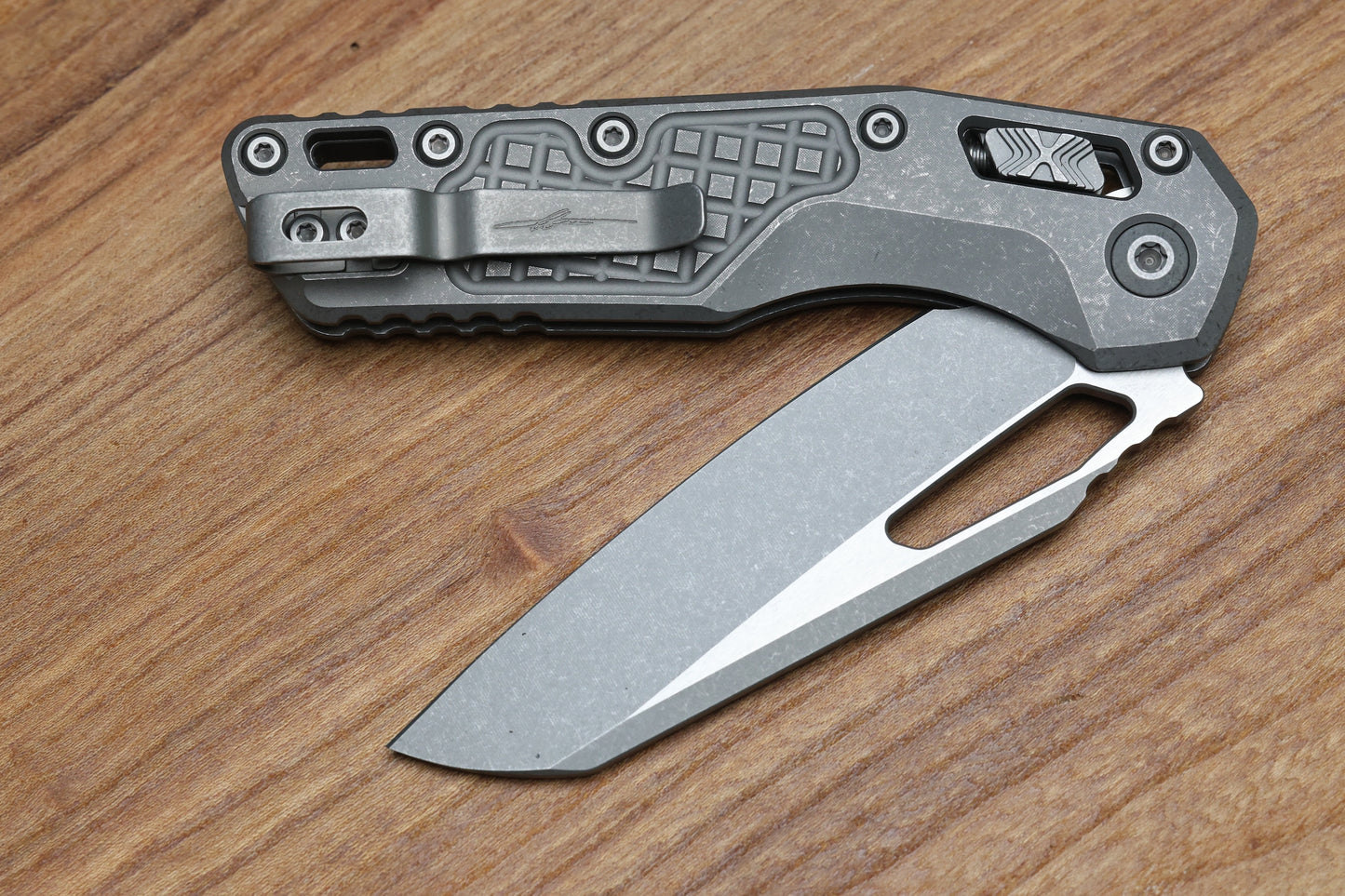 MICROTECH MARFIONE SELECT MSI RAM LOK FRAG TITANIUM HANDLES & APOCALYPTIC M390MK 210-10 APFRMS1