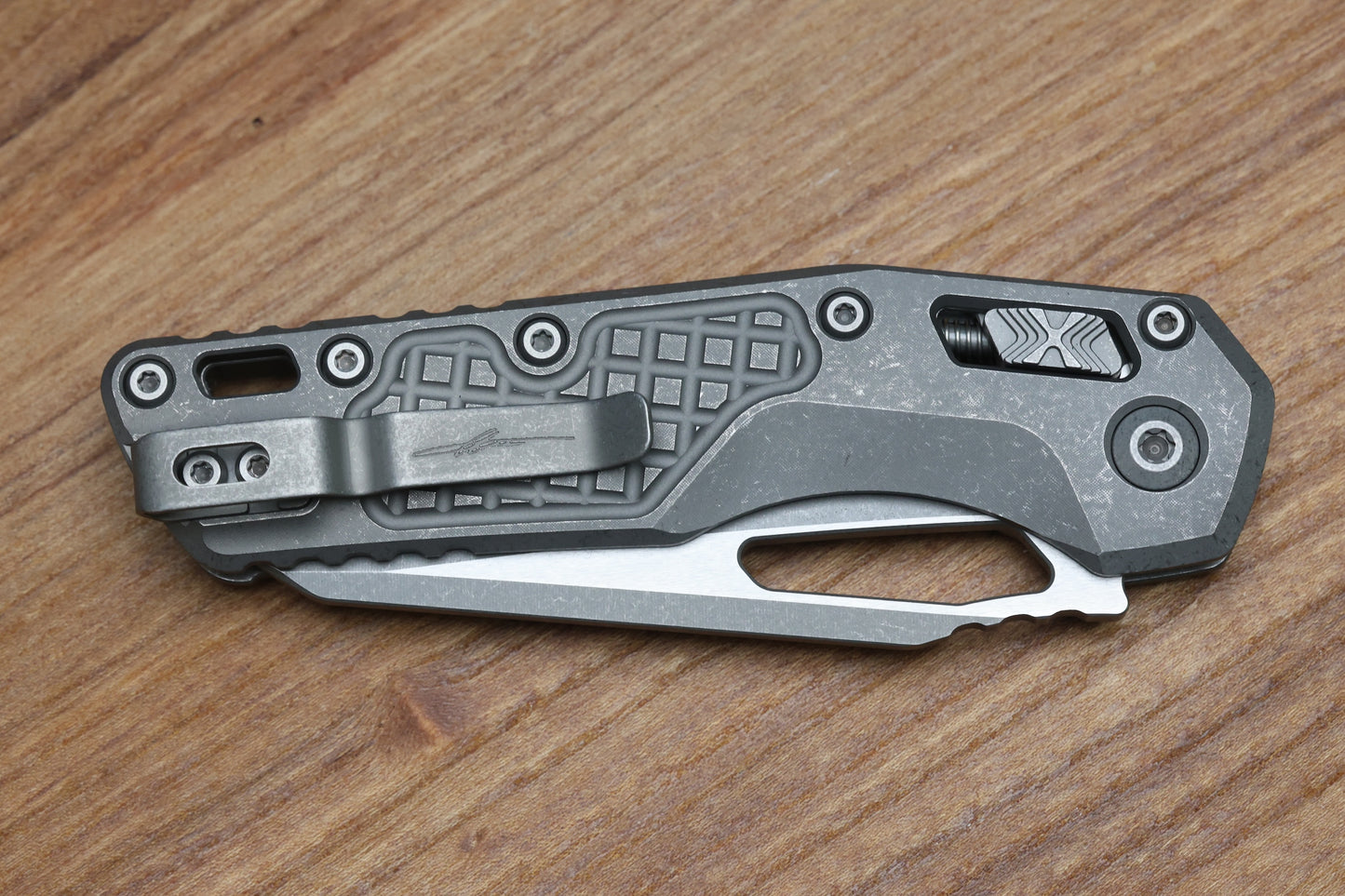 MICROTECH MARFIONE SELECT MSI RAM LOK FRAG TITANIUM HANDLES & APOCALYPTIC M390MK 210-10 APFRMS1