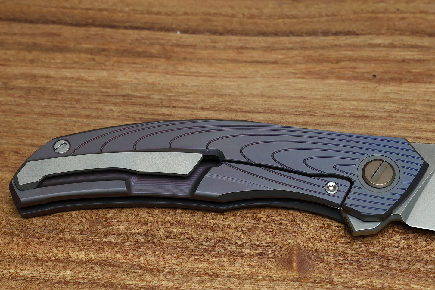 SHIROGOROV KNIVES / IGOR OLEINIKOV QUANTUM “SOLAR SYSTEM” – CROMAX PM BLADE – SRBS