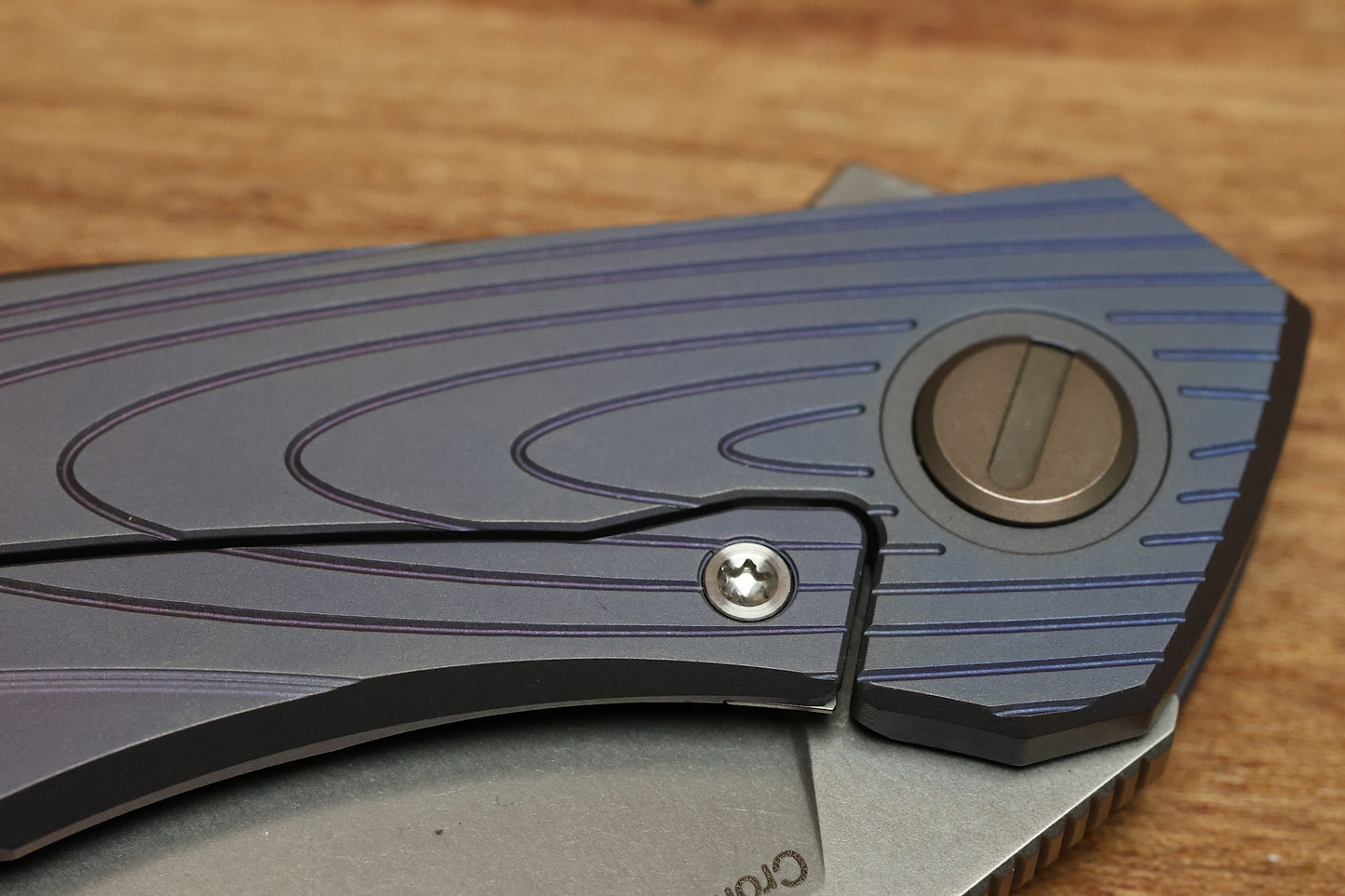 SHIROGOROV KNIVES / IGOR OLEINIKOV QUANTUM “SOLAR SYSTEM” – CROMAX PM BLADE – SRBS