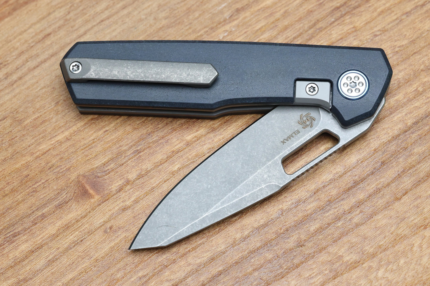 MECHFORCE KNIVES OESER NEBO V2 BLUE RICHLITE MICARTA HANDLES & ELMAX