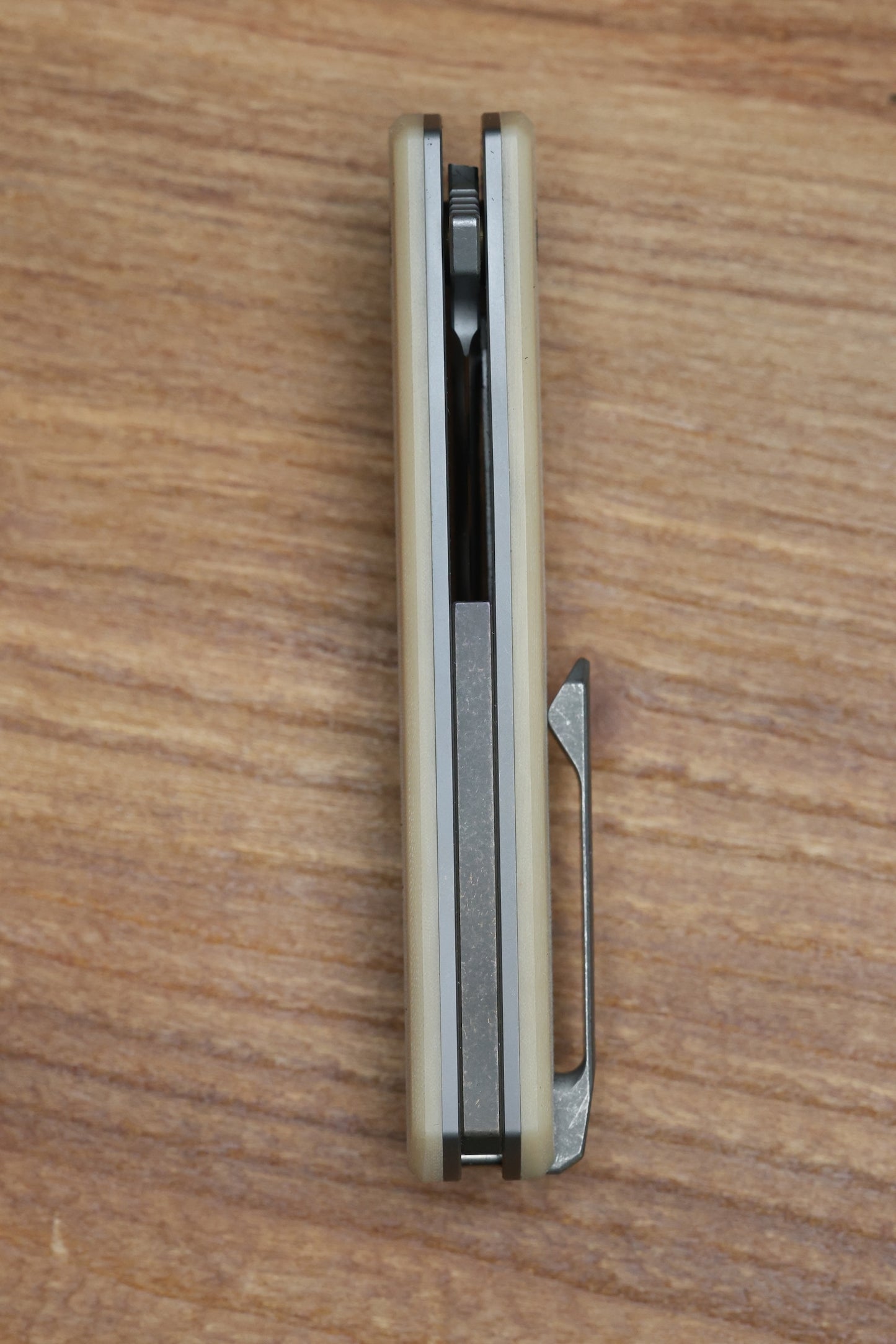 MECHFORCE KNIVES OESER NEBO V2 LINEN MICARTA HANDLES & ELMAX