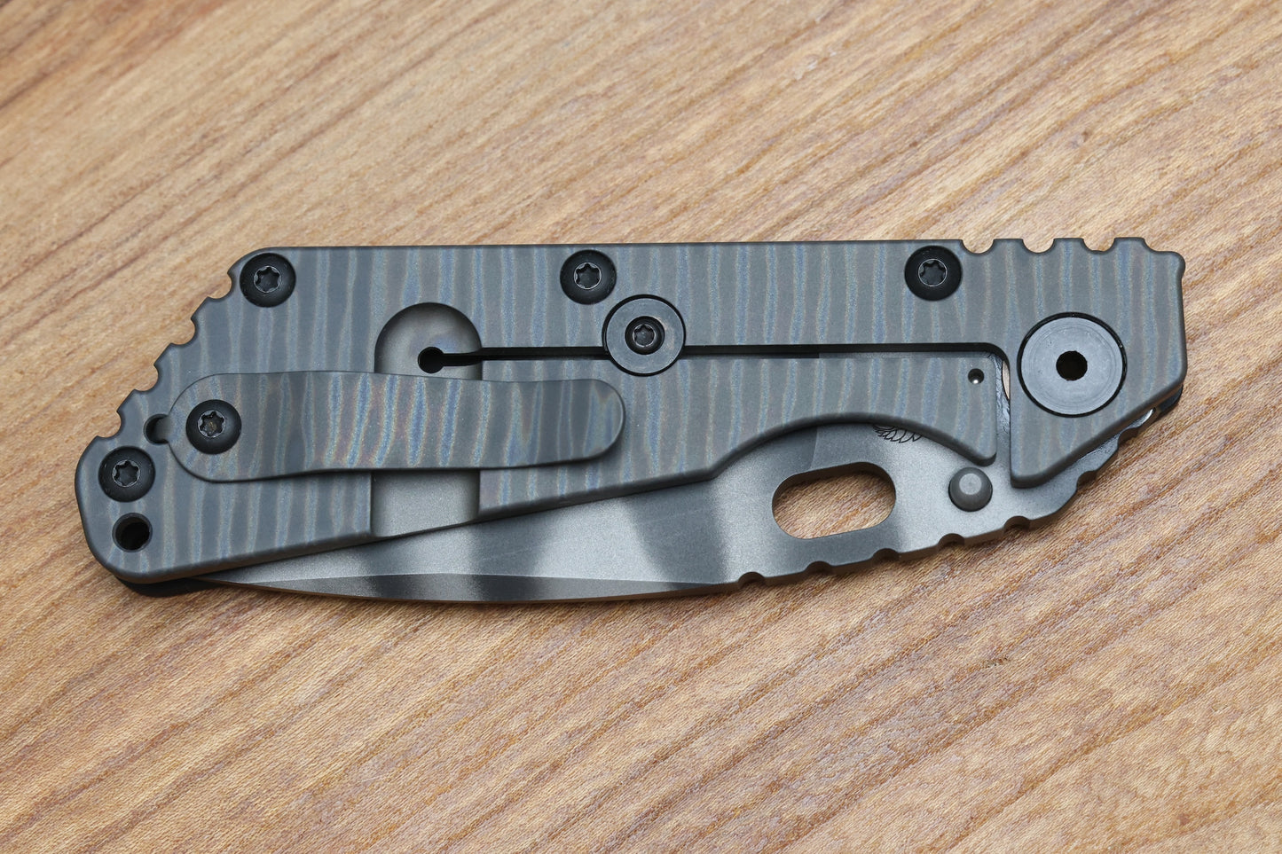STRIDER KNIVES - SMF - FLAG PATTERN - TIGER STRIPE MAGNACUT