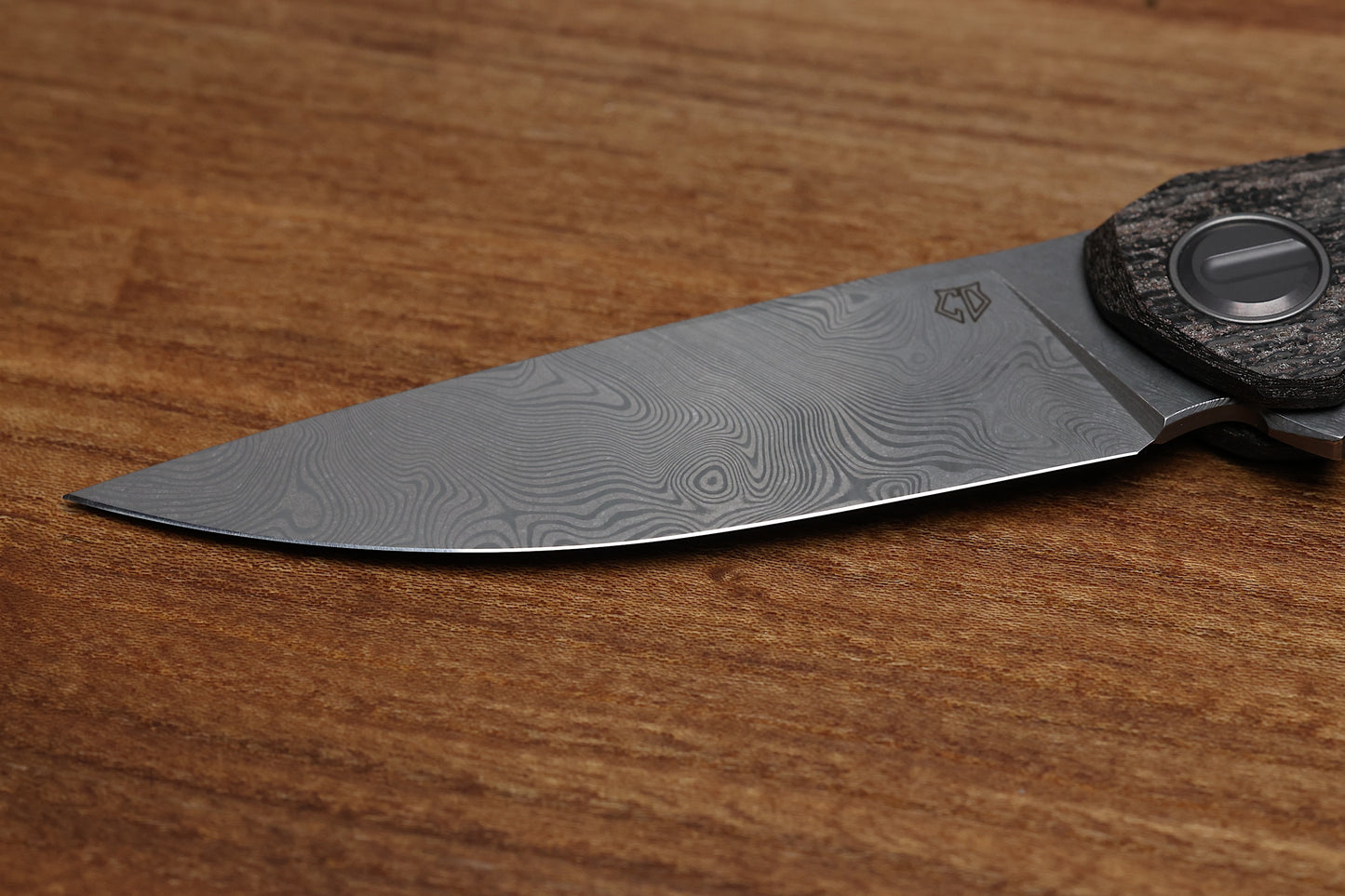 SHIROGOROV CUSTOM DIVISION STELLARIS – CARBOTI HANDLE – DAMASTEEL BLADE – SRRBS