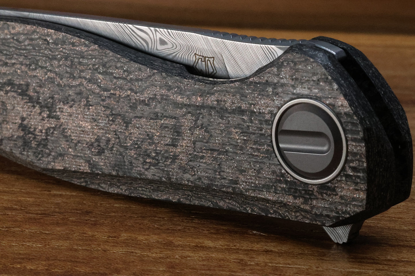 SHIROGOROV CUSTOM DIVISION STELLARIS – CARBOTI HANDLE – DAMASTEEL BLADE – SRRBS